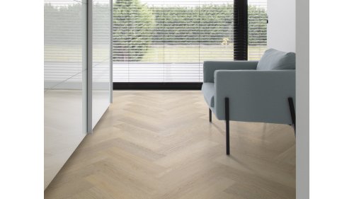 Vinylová podlaha hybridní COREtec Naturals HBE Herringbone Barley