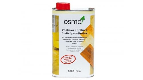 Osmo 3087 vosková údržba a čistící prostředek bílý