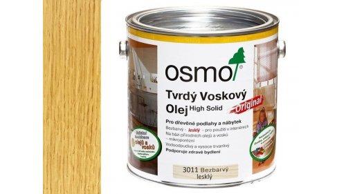 Osmo 3011 Original tvrdý voskový olej lesk 2,50l