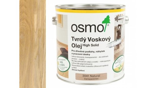 OSMO 3041 Effekt Natural tvrdý voskový olej transparent  2,5l