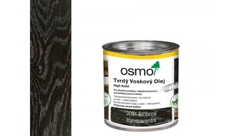 OSMO 3091 Effekt Stříbrný tvrdý voskový olej transparent  0,375l