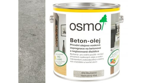 OSMO 610 Beton oil Impregnační olej bezbarvý 2,5l