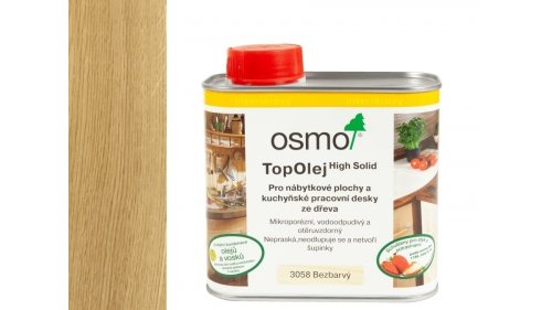 OSMO 3058 Top Olej bezbarvý pro kuchyňské pracovní desky mat 0,5l