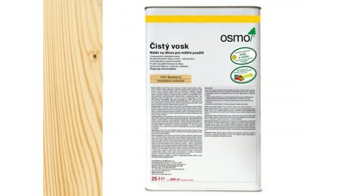 OSMO 1101 čistý vosk na dřevo tranpsarent 25l