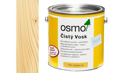 OSMO 1101 čistý vosk na dřevo tranpsarent 2,5l