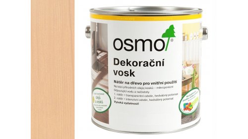 OSMO 3102 Buk lehce pařený dekorační vosk 2,5l