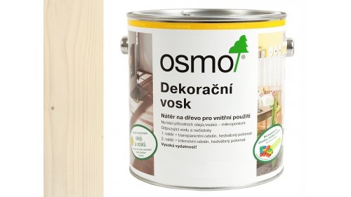 OSMO 3111 Bílý dekorační vosk transparent 2,5l