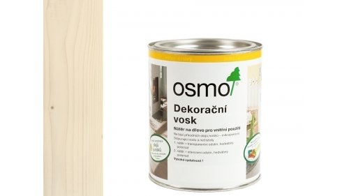 OSMO 3111 Bílý dekorační vosk transparent 0,75l