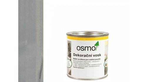 OSMO 3119 Hedvábně šedý dekorační vosk transparent 0,375l