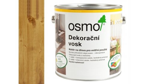 OSMO 3123 Zlatý javor dekorační vosk transparent 2,5l