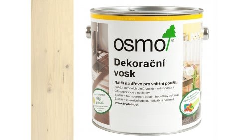 OSMO 3136 Bříza dekorační vosk transparent 2,5l