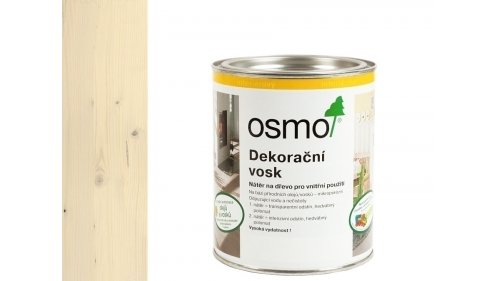 OSMO 3136 Bříza dekorační vosk transparent 0,75l