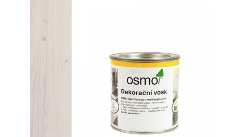 OSMO 3186 Bílý Intenziv dekorační vosk mat 0,375l