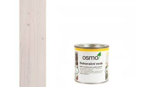 OSMO 3186 Bílý Intenziv dekorační vosk mat 0,125l