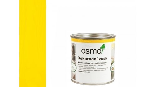 OSMO 3105 Řepkově žlutý Intenziv RAL 1021 dekorační vosk 0,375l