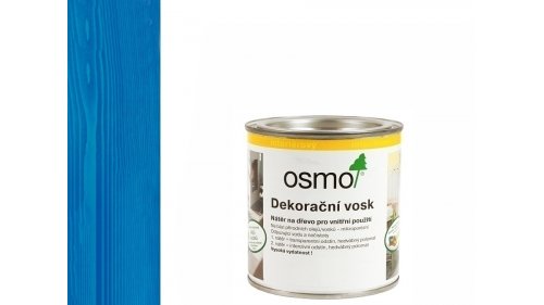 OSMO 3125 Hořčicově modrý Intenziv RAL 5010 dekorační vosk 0,375l