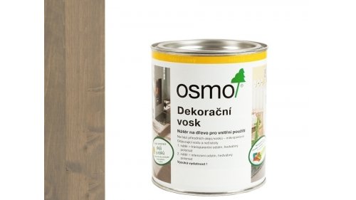 OSMO 3132 Šedobéžový Intenziv RAL 1019 dekorační vosk