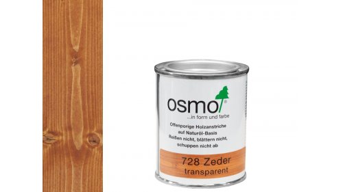 OSMO 728 Cedr olejová lazura polomat 0,125l