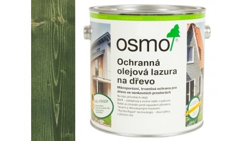 OSMO 729 Jedlově zelená olejová lazura polomat 2,5l