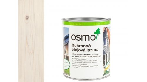 OSMO 900 Bílá olejová lazura polomat 0,75l