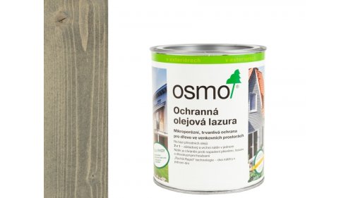 OSMO 1142 Stříbrný grafit olejová lazura Effekt 0,75l