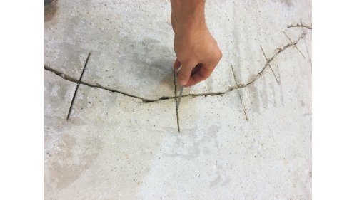 Ardex ocelové spony na sanaci trhlin 123 x 6 mm