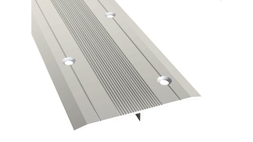 Přechodová lišta šroubovací plochá Küberit 470 S 140*3000 Imitace nerezi F2