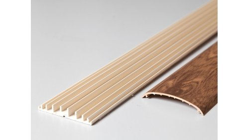 Dvoudílná konstrukce lišty na kabely Volta