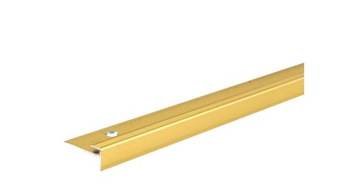 Schodová ukončovací lišta pro vinyl do 3 mm, Profilteam 28*12*2700 Zlatá E00
