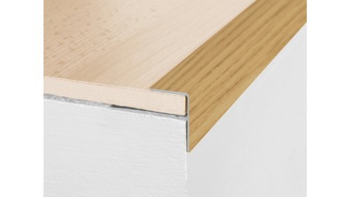 Schodová hrana pro obložení schodů do 8 mm, Profilteam 16*23*2700 Dub E09