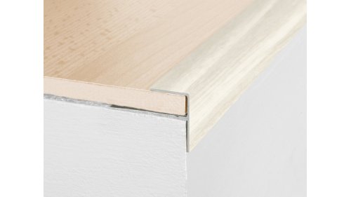 Schodová hrana pro obložení schodů do 8 mm, Profilteam 16*23*2700 Dub bělený E901