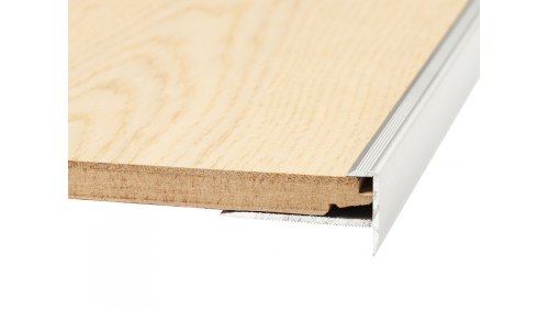 Schodový profil pro podlahy do 10,5 mm, Küberit 811 8*20*2500 Stříbrný F4