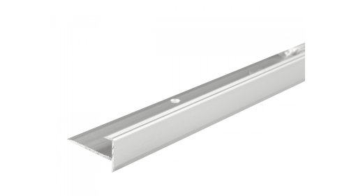 Schodový profil pro podlahy do 10,5 mm, Küberit 811 8*20*2500 Stříbrný F4