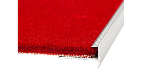 Schodový profil pro podlahy do 10,5 mm, Küberit 811 8*20*2500 Stříbrný F4