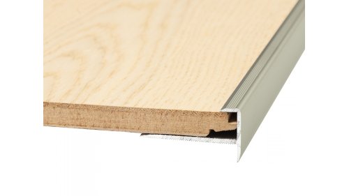 Schodový profil pro podlahy do 10,5 mm, Küberit 811 8*20*2500 Imitace nerezi F2