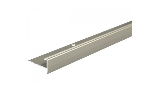 Schodový profil pro podlahy do 10,5 mm, Küberit 811 8*20*2500 Imitace nerezi F2
