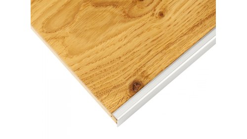 Schodový profil pro podlahy do 15,5 mm, Küberit 813 8*25*2500 Stříbrný F4