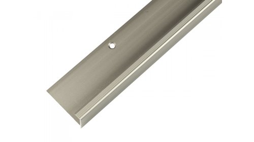Schodový profil pro podlahy do 15,5 mm, Küberit 813 8*25*2500 Imitace nerezi F2