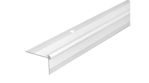 Schodová lišta vnější pro obložení schodů podlahou do 3 mm, Profilteam 38*25*1200 Stříbrná E01