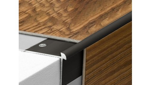 Schodová lišta vnější pro obložení schodů podlahou do 3 mm, Profilteam 38*25*2700 Bronz E03
