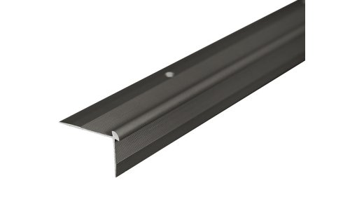 Schodová lišta vnější pro obložení schodů podlahou do 3 mm, Profilteam 38*25*2700 Bronz E03