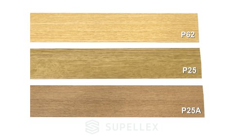 Přechodová lišta samolepící oblá Profilteam – Dub světlý P25 – 30 × 1000 mm