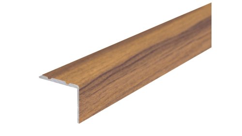 Schodová lišta samolepící Profilteam 25*20*2700 Ořech P24