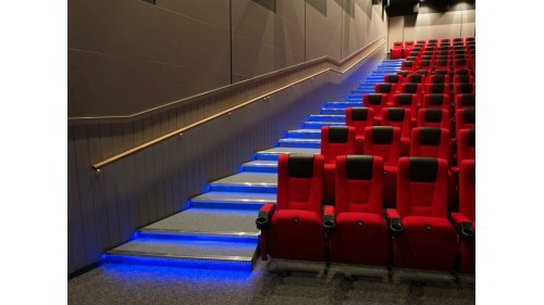 Plastová vložka Küberit 894 pro LED diodový pásek 10*10*2000 Modrá