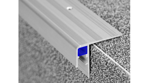 Schodová LED lišta Küberit 890, 60*27*3000 Stříbrná F4