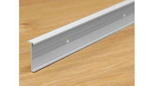 Schodový profil pro obložení schodů Küberit 846 do 3 mm Stříbrný F4