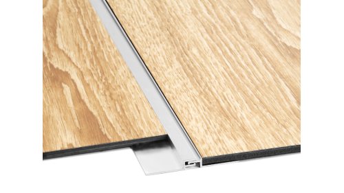 Dilatační lišta pro vinylové podlahy Küberit 316 do 2 mm, 2700 mm Stříbrná F4