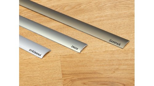 Barevnice eloxovaných odstínů ukončovacích lišt