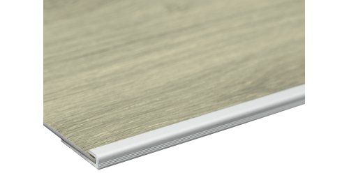 Ukončovací lišta pro podlahy do 3 mm Küberit 801 8*2500, Stříbrná F4