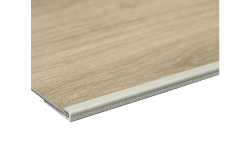 Ukončovací lišta pro podlahy do 5 mm Küberit 802 8*2500, Imitace nerezi F2G